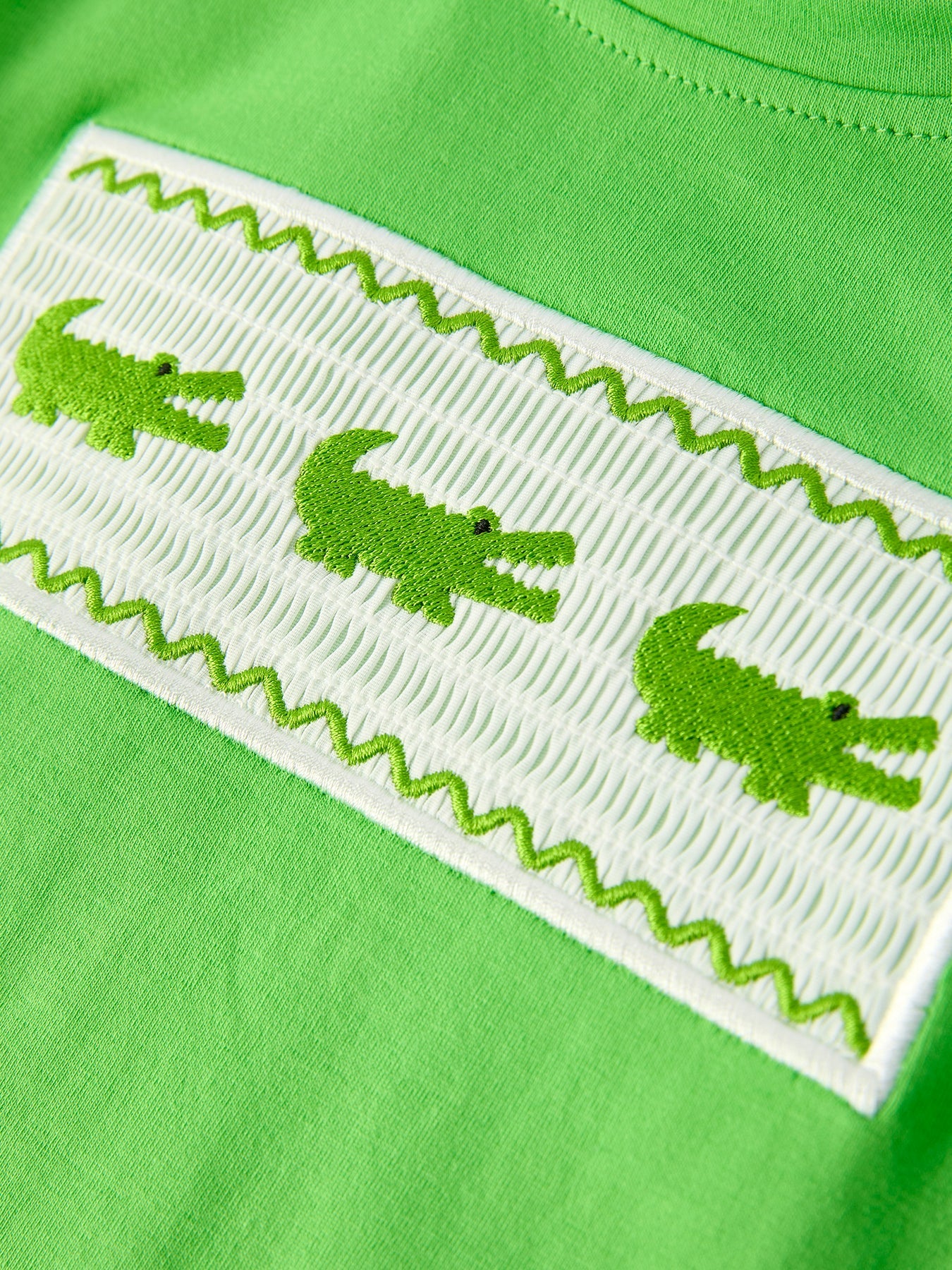 Toddler Boys Summer Crocodile Embroidered Plaid Shorts Set