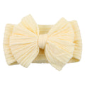 Handmade Baby Headbands Soft Stretchy Nylon Hair Bands With Bows For Newborn Infant Baby Toddler Girls