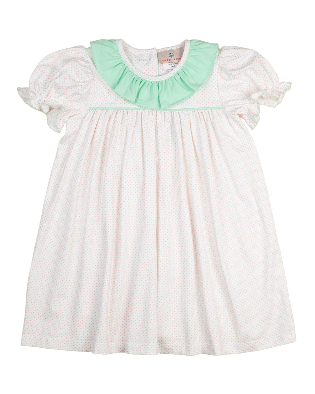 Pink Polka Dot Knit Dress- FINAL SALE