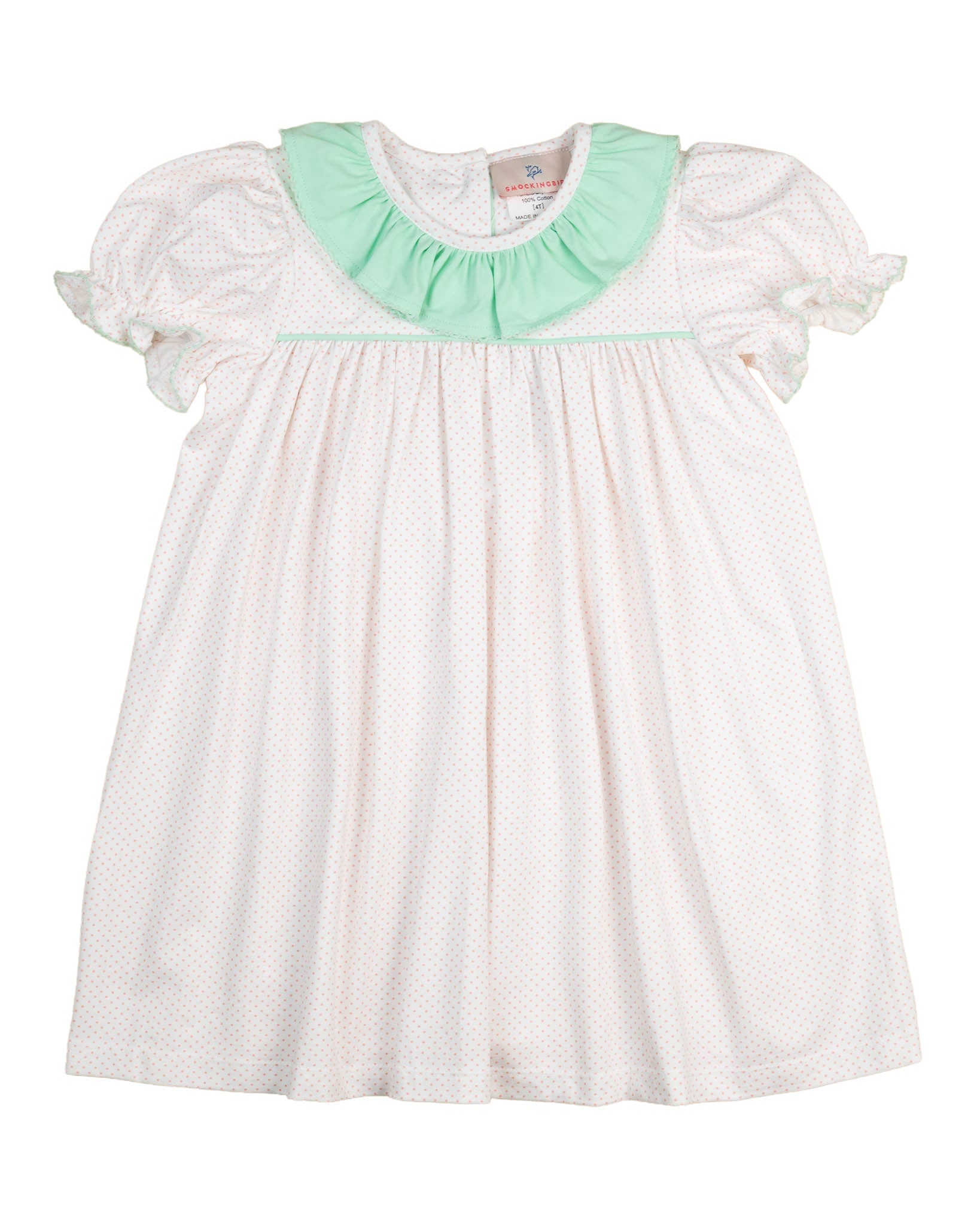 Pink Polka Dot Knit Dress- FINAL SALE