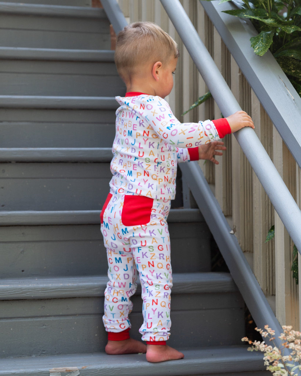 ABC Knit Pajama Set- FINAL SALE