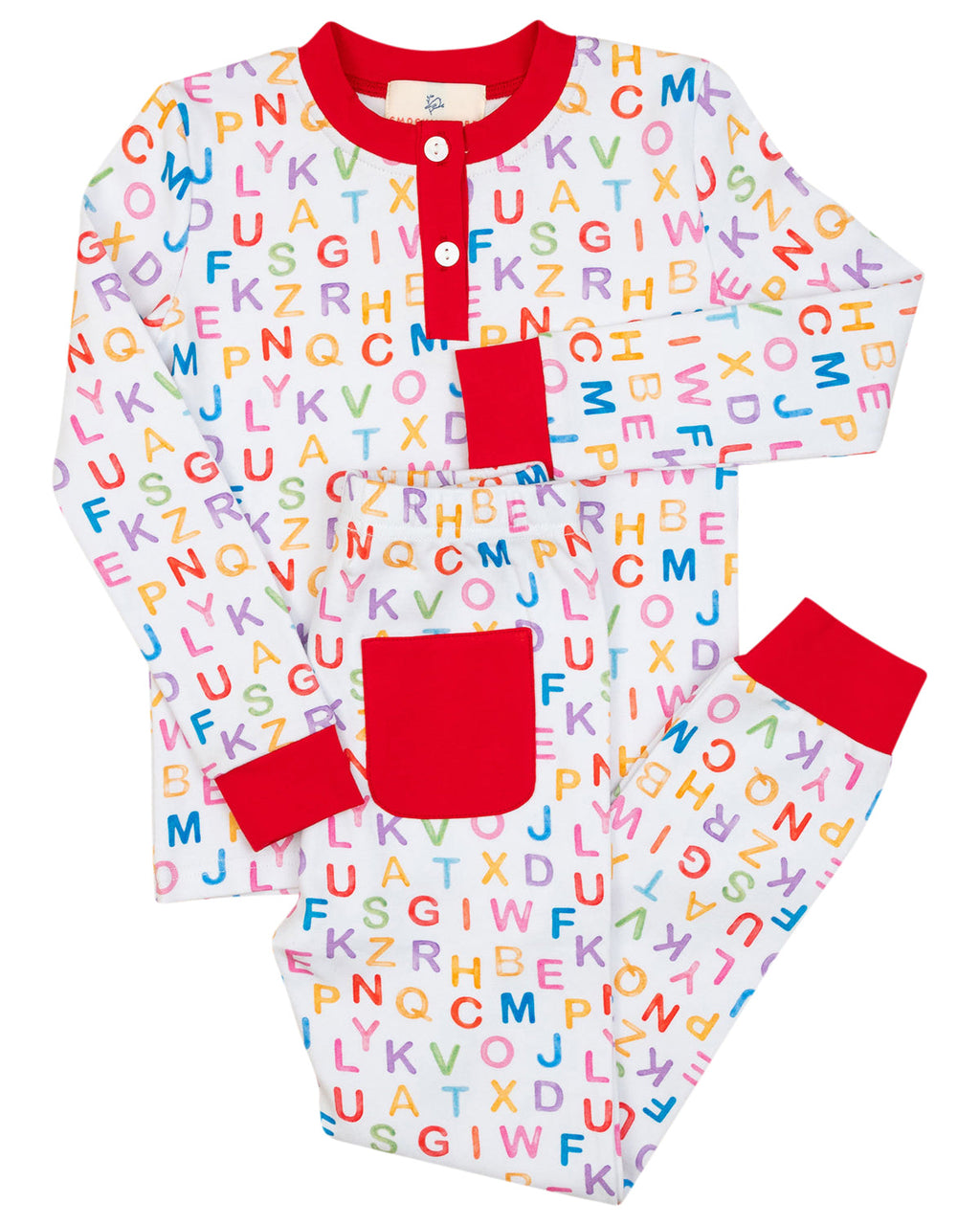 ABC Knit Pajama Set- FINAL SALE