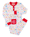 ABC Knit Pajama Set- FINAL SALE