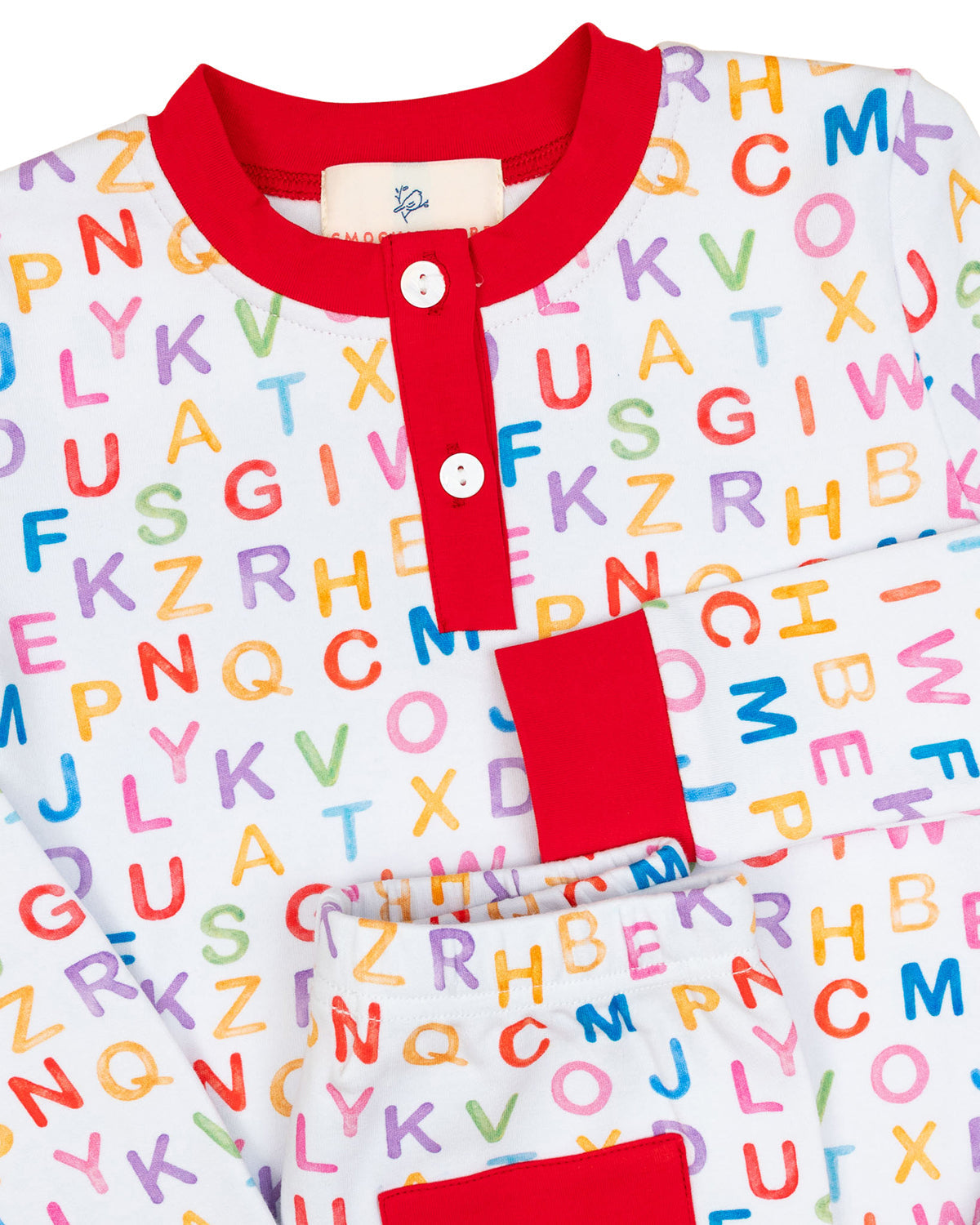 ABC Knit Pajama Set- FINAL SALE