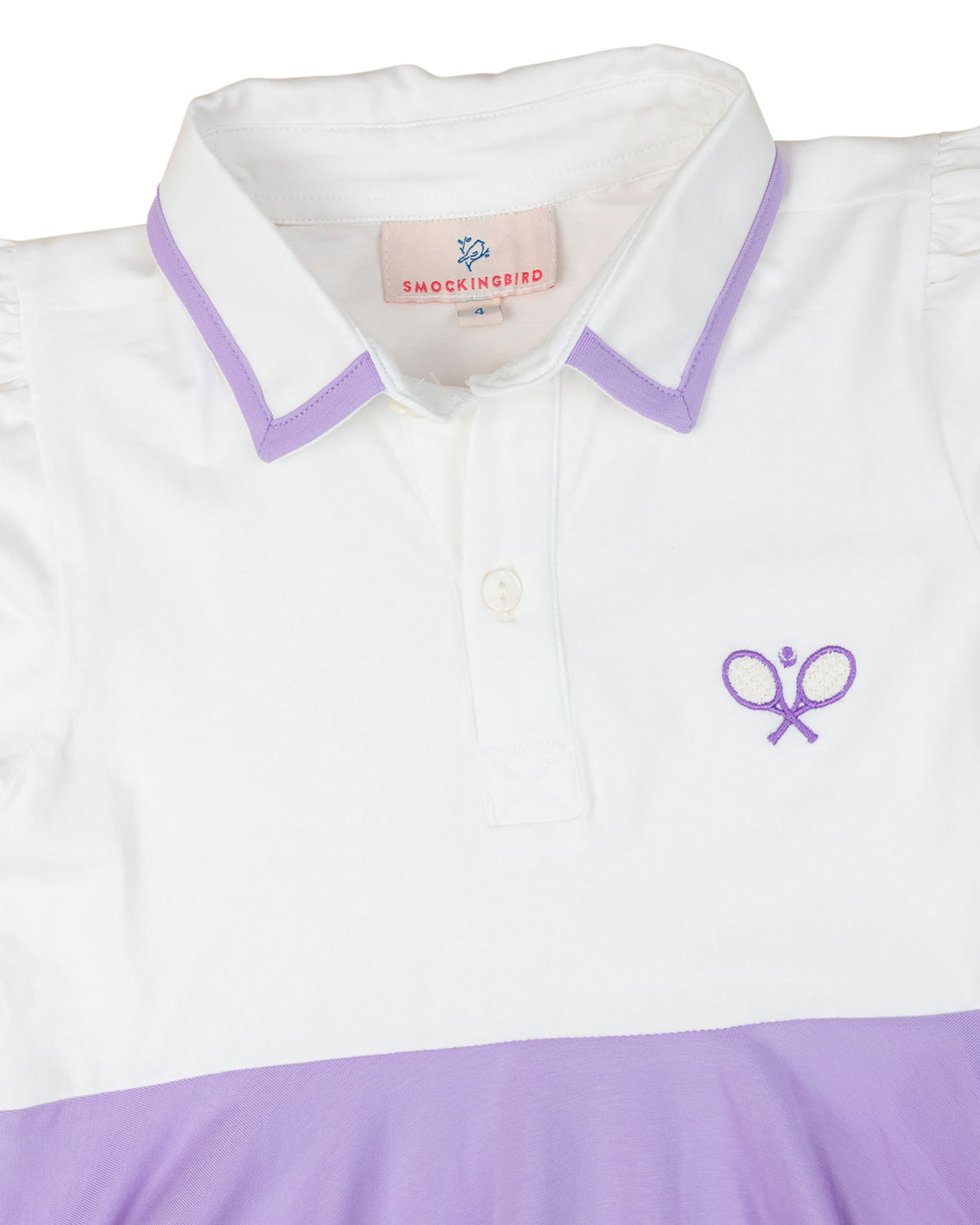 Purple and White Knit Tennis Dress- FINAL SALE