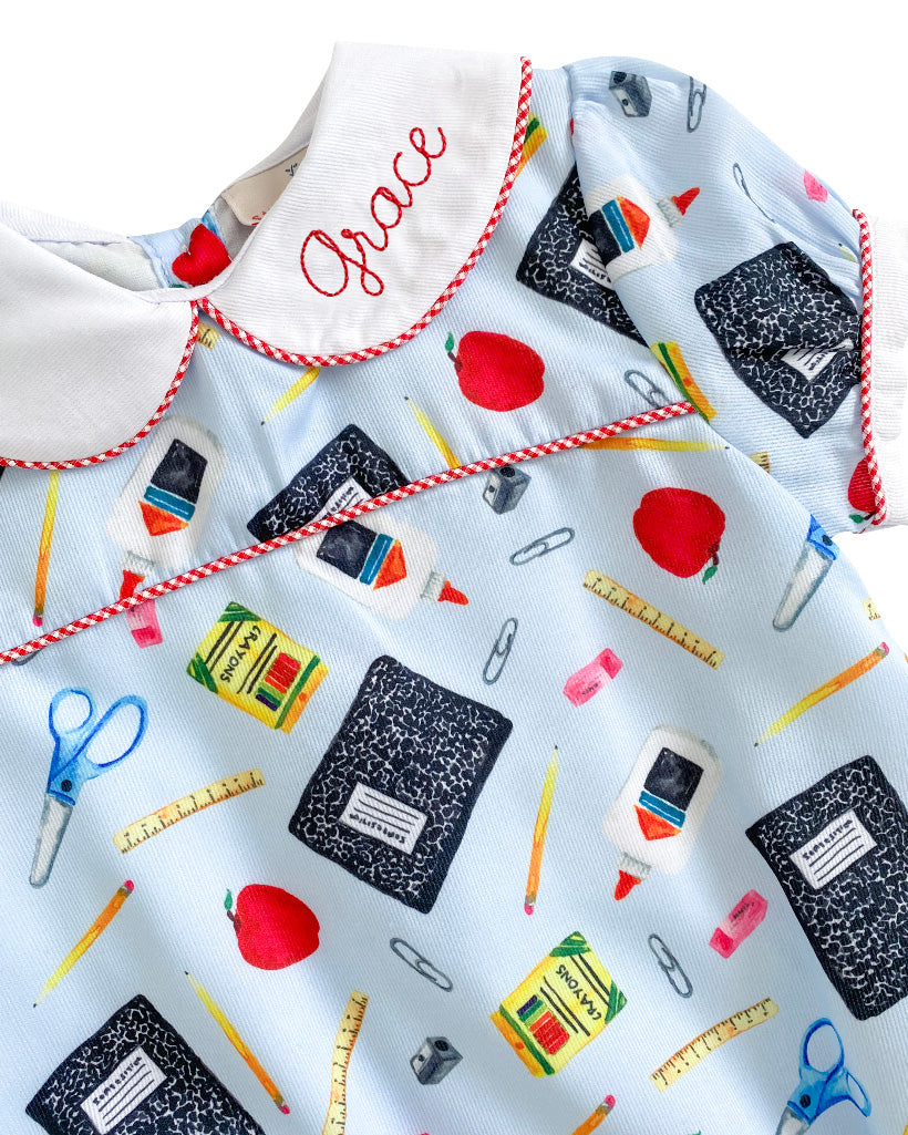 School Days Girls Bubble- FINAL SALE